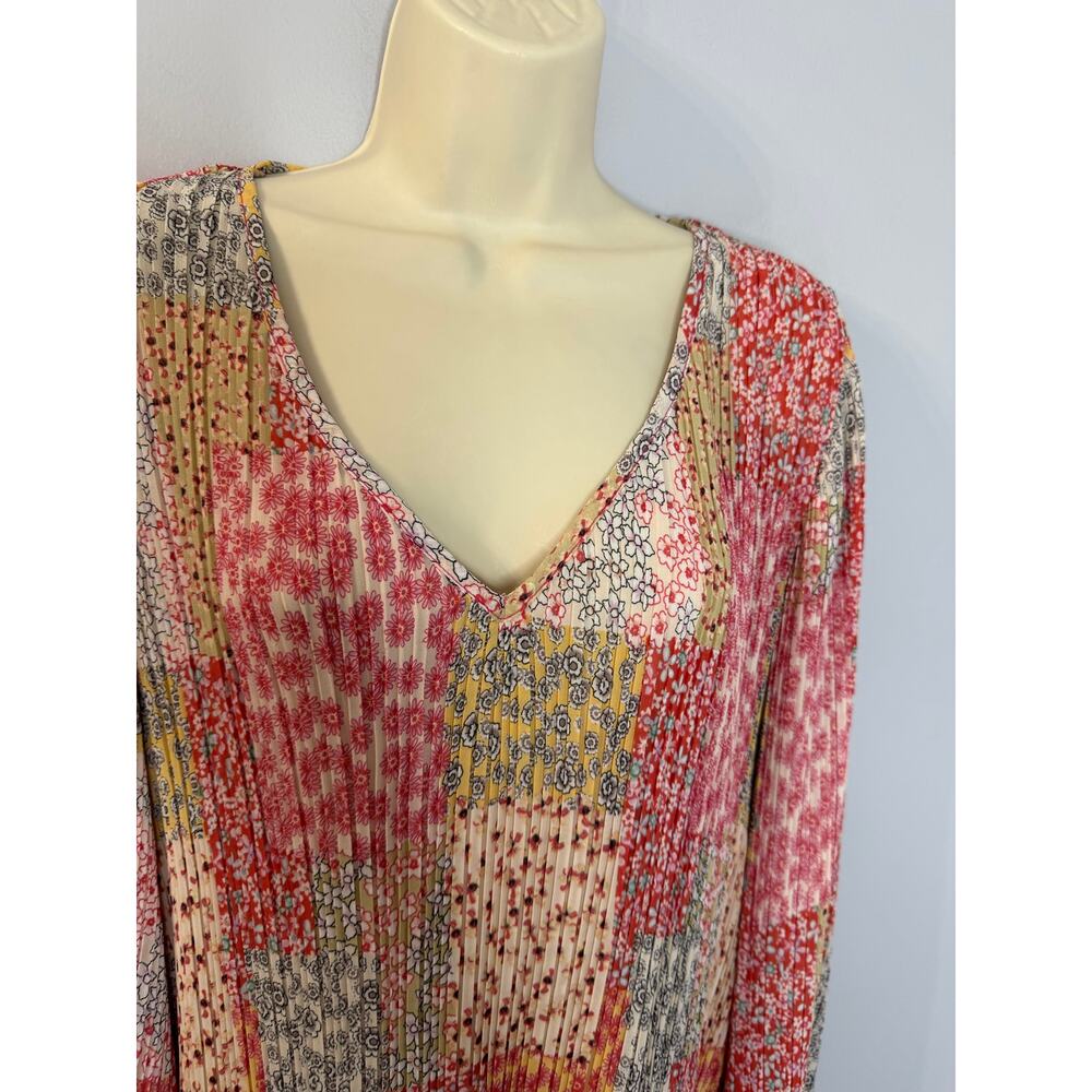 Muche & Muchette V Neck Blouse long Sleeve Blouse O/S - Picture 5 of 10
